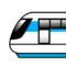 Light Rail emoji on Emojidex